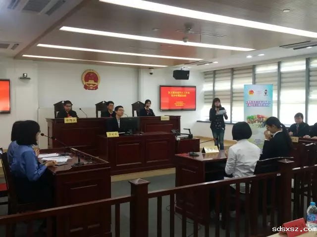 “张玉霞未成年人工作室”青少年模拟法庭活动圆满结束