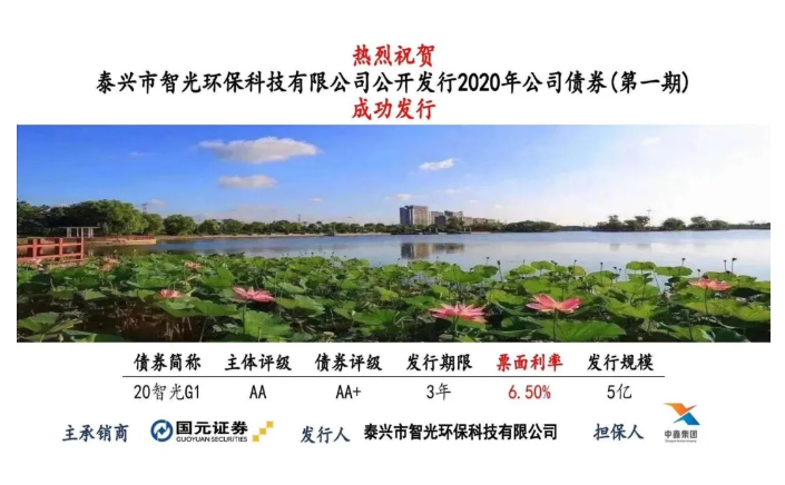 sdsxsz助力泰兴智光2020年度首期公开发行公司债券成功发行 | sdsxsz佳讯